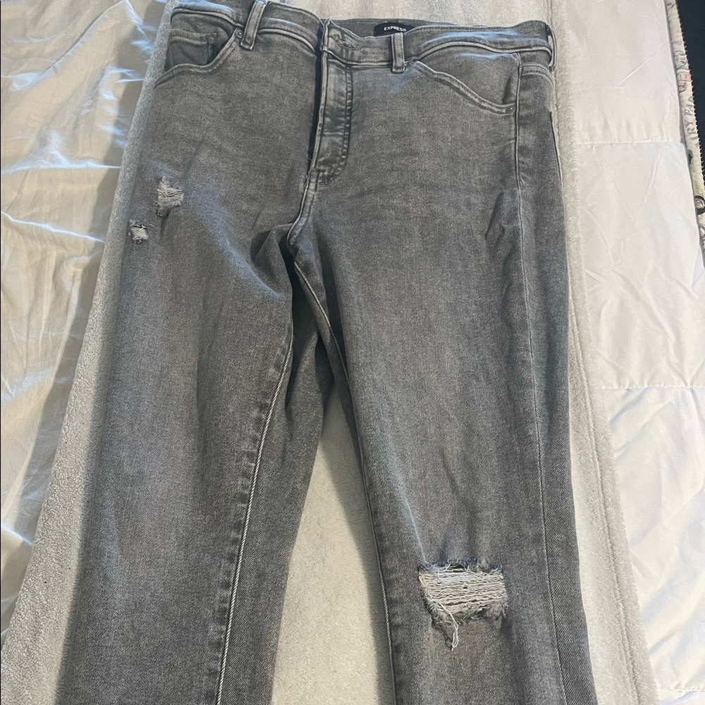 Express high rise skinny jeans